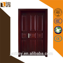 Top sale solid wood swing veneered solid wooden main door design